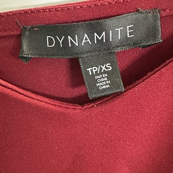 Burgundy Dynamite tank - Picture 3 of 3